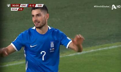 Εξαιρετική συνεργασία Γιακουμάκη-Μασούρα για το 5-0 της Εθνικής!