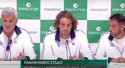 Live streaming: Η συνέντευξη Τύπου του Davis Cup