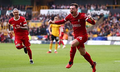 Βρήκε ψυχωμένη ανατροπή κόντρα στη Γουλβς και διεύρυνε το νικηφόρο σερί της η Λίβερπουλ!