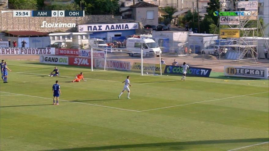 Τραγικό λάθος Πάβλοβετς και 1-0 ο ΟΦΗ μέσα στη Λαμία