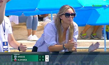 Στο Καλλιμάρμαρο για να στηρίξει την προσπάθεια των αδερφών Τσιτσιπά η Μπαντόσα