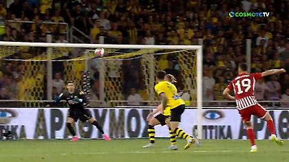 Εντυπωσιακά ρεφλέξ από Στάνκοβιτς, απέκρουσε το ωραίο σουτ του Μασούρα