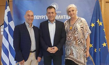 Mε τον Γιάννη Βρούτση συναντήθηκε το προεδρείο της Ομοσπονδίας Cheerleading