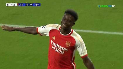 Επέστρεψε αγριεμένη η Άρσεναλ: Άνοιξε το σκορ ο Σακά και ο Τροσάρ έκανε το 2-0 στο εικοσάλεπτο!