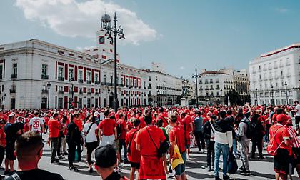 Περισσότεροι από 5000 φίλοι της Ουνιόν Βερολίνου έχουν στήσει πάρτι στη Μαδρίτη!
