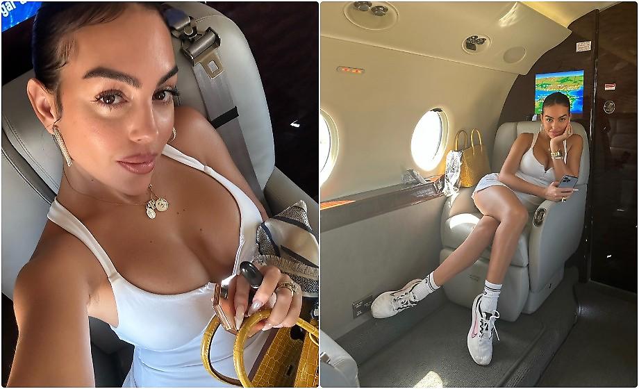 Η Τζορτζίνα Ροντρίγκες μάς βάζει μέσα στο τζετ του Κριστιάνο Ρονάλντο