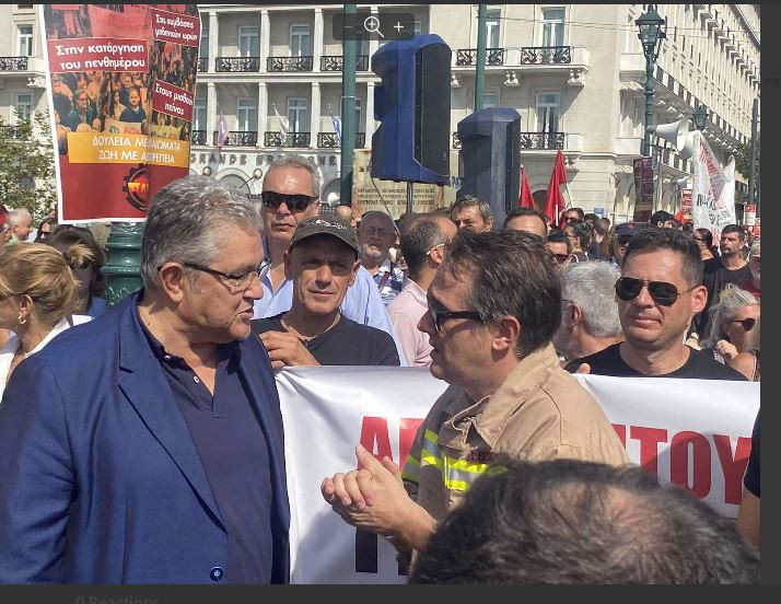 διαδηλώσεις στο Σύνταγμα για το εργασιακό νομοσχέδιο