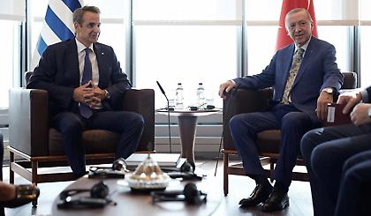 Ερντογάν: Με τον Μητσοτάκη έχουμε στόχο να διαλύσουμε την ταραγμένη ατμόσφαιρα στο Αιγαίο