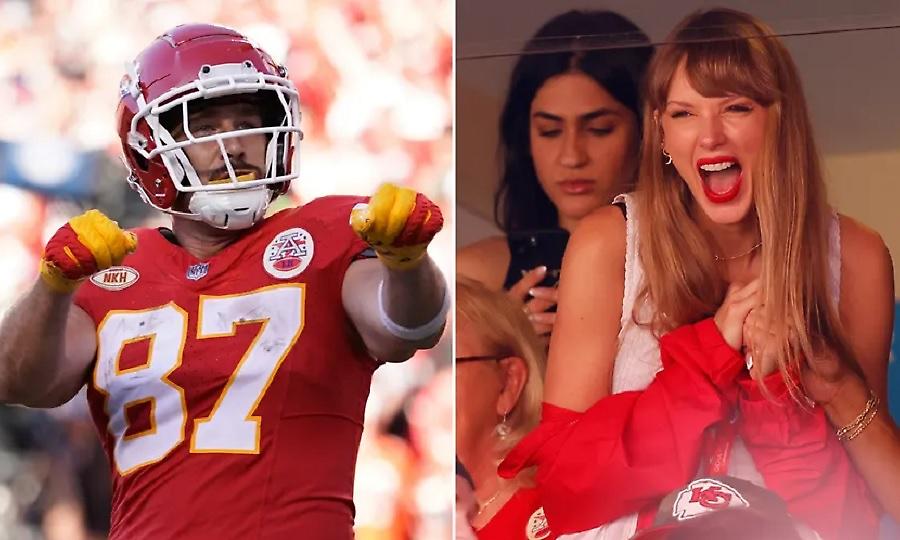 «Τρέλα» στις ΗΠΑ: Η πρώτη δημόσια εμφάνιση της Τέιλορ Σουίφτ με σταρ του NFL