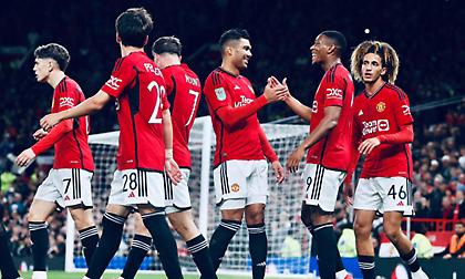 «Καθάρισε» με άνεση την Κρίσταλ Πάλας και συνεχίζει στο League Cup η Μάντσεστερ Γιουνάιτεντ