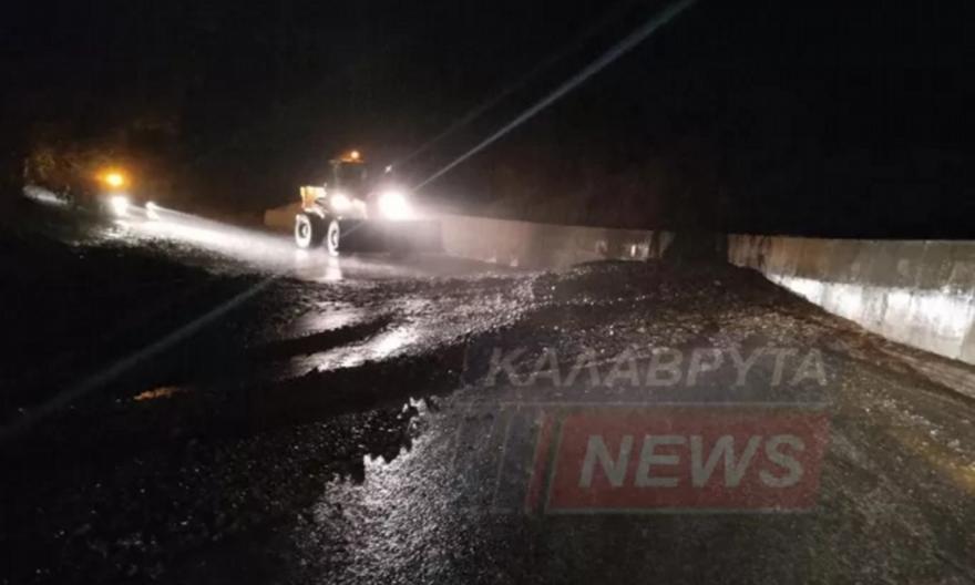 Κακοκαιρία Elias: Κατολισθήσεις, προβλήματα στα Καλάβρυτα