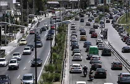 Πολύ αυξημένη η κίνηση αυτήν αυτήν την ώρα στους δρόμους της Αθήνας