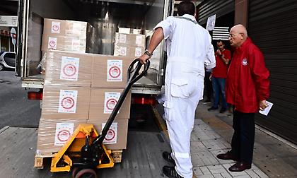 Ολυμπιακός: Παρέδωσε 130 φορτία τροφίμων για ανθρώπους που έχουν ανάγκη