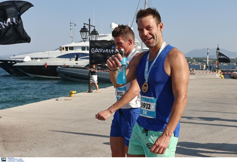 Στέφανος Κασσελάκης: Έτρεξε στο «Spetses mini Marathon»