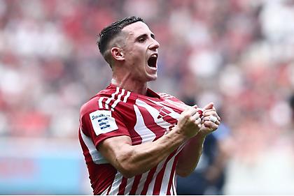 Διψήφιος ο Ποντένσε στον Ολυμπιακό, με τα δύο γκολ επί του ΠΑΣ