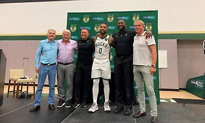 Λίλαρντ: «Πάντα ήθελα να παίξω με τον Γιάννη - Είμαι ενθουσιασμένος και αισιόδοξος»