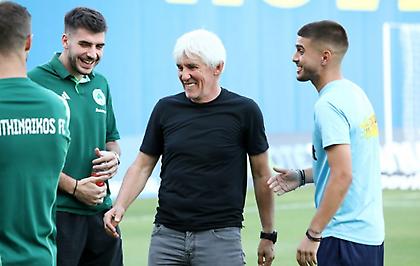 Παναθηναϊκός: Συνέντευξη Τύπου και προπόνηση για τη Μακάμπι Χάιφα