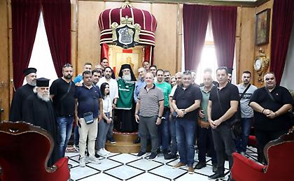 Αντιπροσωπεία του Παναθηναϊκού στο Πατριαρχείο Ιεροσολύμων