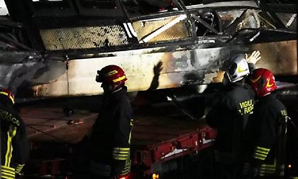 «Σκηνές αποκάλυψης» στη Βενετία: 21 νεκροί, 5 σοβαρά τραυματίες σε τροχαίο με λεωφορείο