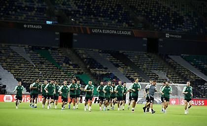 Η τελευταία προπόνηση του Παναθηναϊκού στη Χάιφα πριν το ματς με τη Μακάμπι