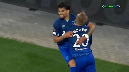 Εξαιρετική κεφαλιά Πακετά και 1-0 για τη Γουέστ Χαμ στο Φράιμπουργκ