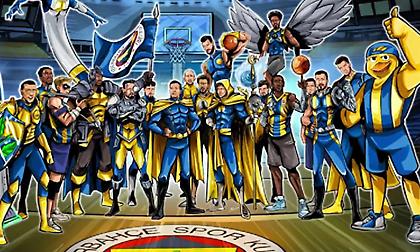 Έντυσε... υπερήρωες τους παίκτες της ενόψει Ευρωλίγκας η Φενέρ!