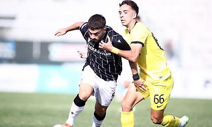 Live Streaming: ΠΑΟΚ Β-ΑΕΚ Β 1-0
