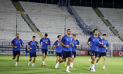 Τα «κλικς» από την προπόνηση της Εθνικής ενόψει του ματς με την Ιρλανδία