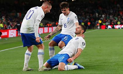 Εξαιρετική αντεπίθεση και 2-0 με Μασούρα η Ελλάδα μέσα στο Δουβλίνο!