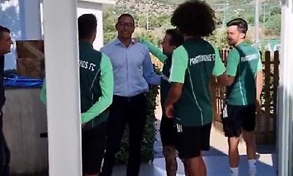 Στην προπόνηση του Παναθηναϊκού ο Ζιλμπέρτο Σίλβα