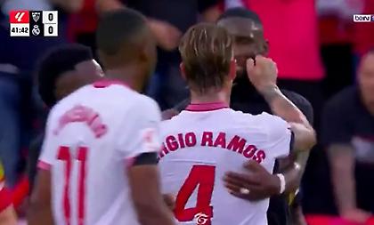 Αρπάχτηκε με τον Ρίντιγκερ ο Ράμος και του… τσίμπησε τα μάγουλα!