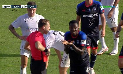 Αποβλήθηκε ο Ιπαλίμπο με απευθείας κόκκινη - Φωνάζουν οι άνθρωποι της Κηφισιάς