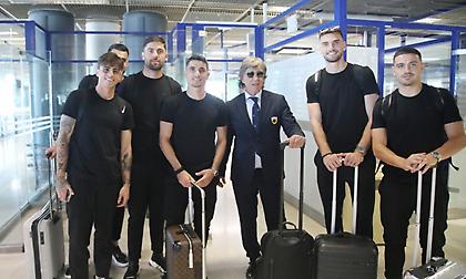 Η άφιξη της ΑΕΚ στη Μασσαλία