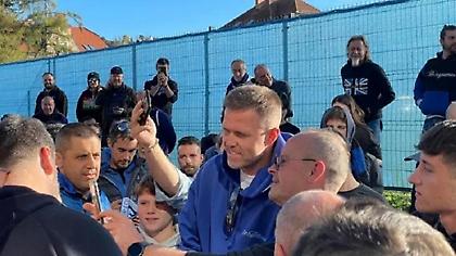 Οι οπαδοί της Αταλάντα σταμάτησαν στη Σλοβενία για να επισκεφτούν τον Ίλιτσιτς (pics)