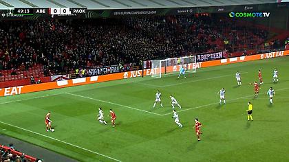 Κοιμήθηκε η άμυνα του ΠΑΟΚ, δύο γκολ για την Αμπερντίν