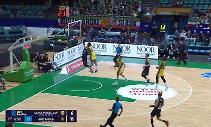 EuroCup: Η απίθανη τάπα του Γκάλινατ του Άρη στην κορυφή του Top-10 της 4ης αγωνιστικής!