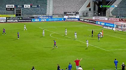 Μπήκε στον αγωνιστικό χώρο και πήρε κίτρινη κάρτα ο Μπέος!