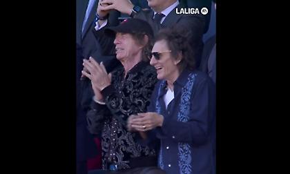 Στο clasico οι Rolling Stones, έδωσαν… σόου στην κάμερα!