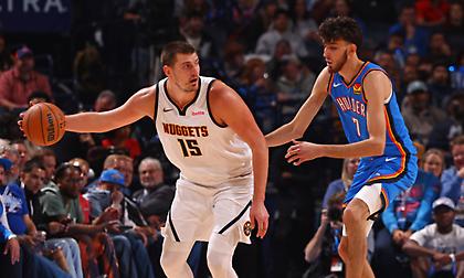 Διέλυσαν τους Θάντερ με επιβλητική εμφάνιση και ασταμάτητο Γιόκιτς οι Νάγκετς