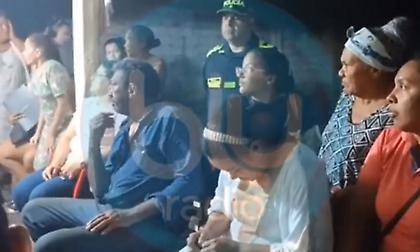 Η στιγμή της συνάντησης της μητέρας του Λουίς Ντίας με τους συγγενείς της μετά την απελευθέρωσή της