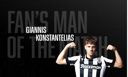 MVP του ΠΑΟΚ στον θρίαμβο με την Αμπερντίν ο «μάγος» Κωνσταντέλιας