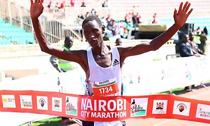 Μισόι, Γκουντέτα νικητές στον Μαραθώνιο της Φρανκφούρτης