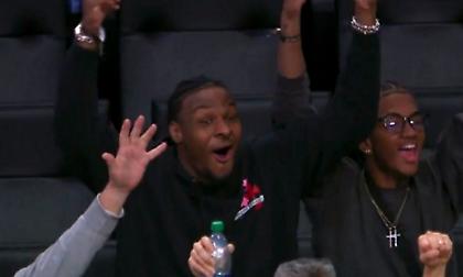 Έπαθε… πλάκα με κάρφωμα του πατέρα του ο γιος του Λεμπρόν!