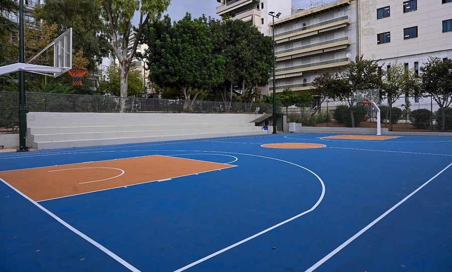 Αθήνα: Ανακαινίστηκαν 9 ανοικτά γήπεδα μπάσκετ