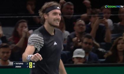 Οι καλύτερες στιγμές από τη μεγάλη νίκη του Τσιτσιπά επί του Ζβέρεφ