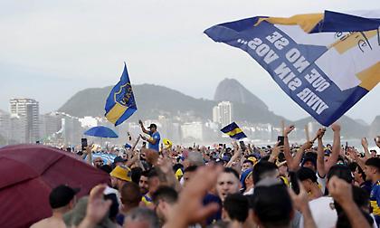 Τρελαμένοι οι οπαδοί της Μπόκα Τζούνιορς για τον τελικό του Libertadores: Κατέκλεισαν την Copa Cabana!