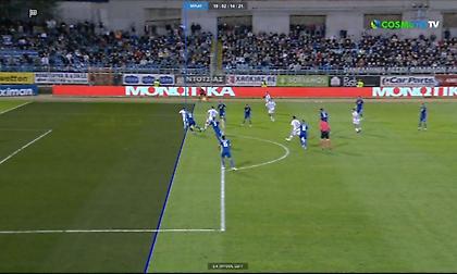 Το πέναλτι για τον Παναθηναϊκό που πήρε πίσω ο Μανούχος μετά από υπόδειξη του VAR για οφσάιντ