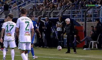 Το άψογο κοντρόλ του Γιοβάνοβιτς που… ζηλεύουν και οι ποδοσφαιριστές!