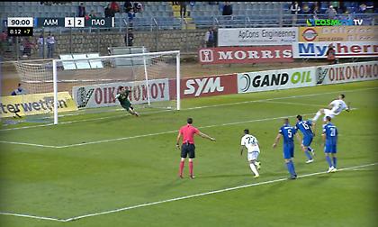 Το χαμένο πέναλτι του Σπόραρ για το 3-1 του Παναθηναϊκού στο 90+9'
