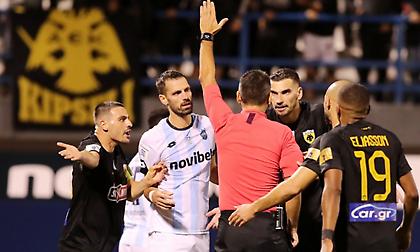 Παραπέμπονται οι διαιτητές του Κηφισιά-ΑΕΚ για το πέναλτι στον Γκαρσία